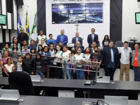 “Projeto Cuiabaninhos na Câmara” inicia 2023 recebendo alunos da EMEB Hilda Caetano de Oliveira Leite