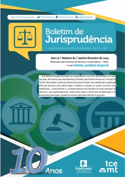TCE-MT disponibiliza nova edição do Boletim de Jurisprudência, que entra no 10° ano de publicação em 2023
