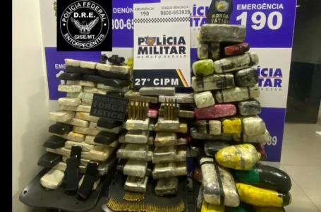 PRF apreende 106 tabletes de drogas escondidos em fundo falso de caminhão