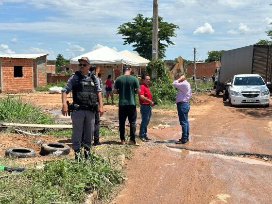 Wilson Santos visita famílias despejadas do assentamento Brasil 21