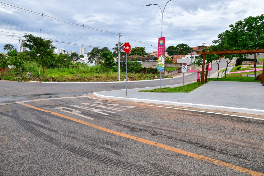 Semob efetua sinalização interna e externa do Parque da Mulher, que foi entregue nas celebrações do aniversário de Cuiabá