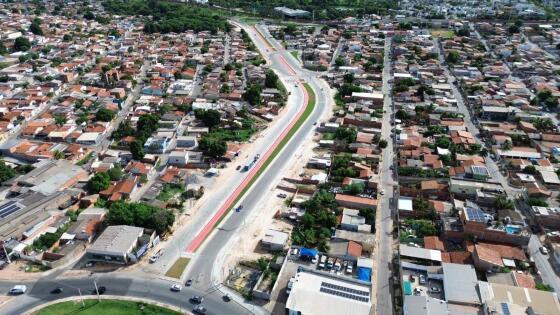 Obras na Avenida Parque do Barbado em Cuiabá entram na fase final