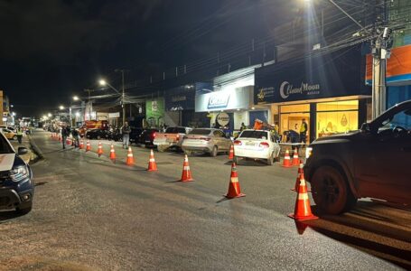 Operação Lei Seca em Cuiabá resulta na prisão de 11 motoristas e remoção de 44 veículos